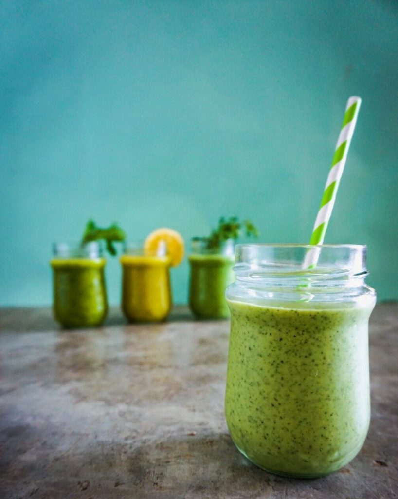 4 green smoothies