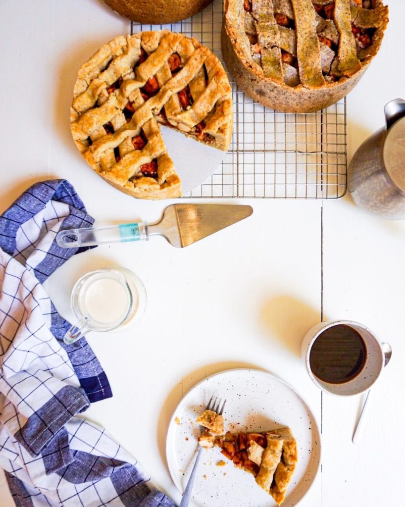 coffee and apple pie