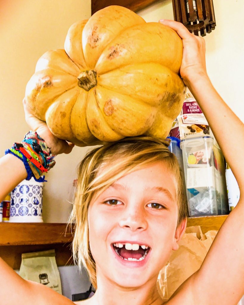 Jack with pumpkin