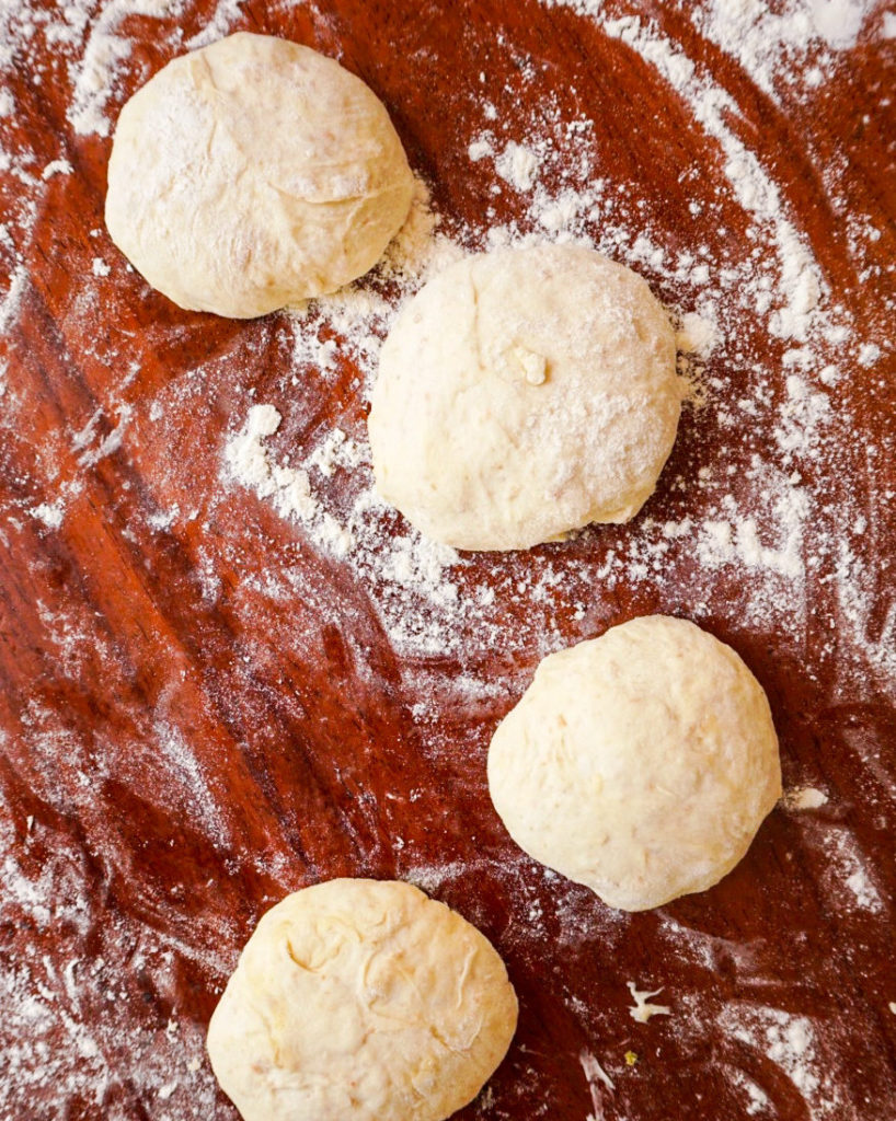shaped dough balls