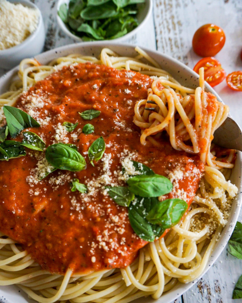 oven roasted tomato sauce