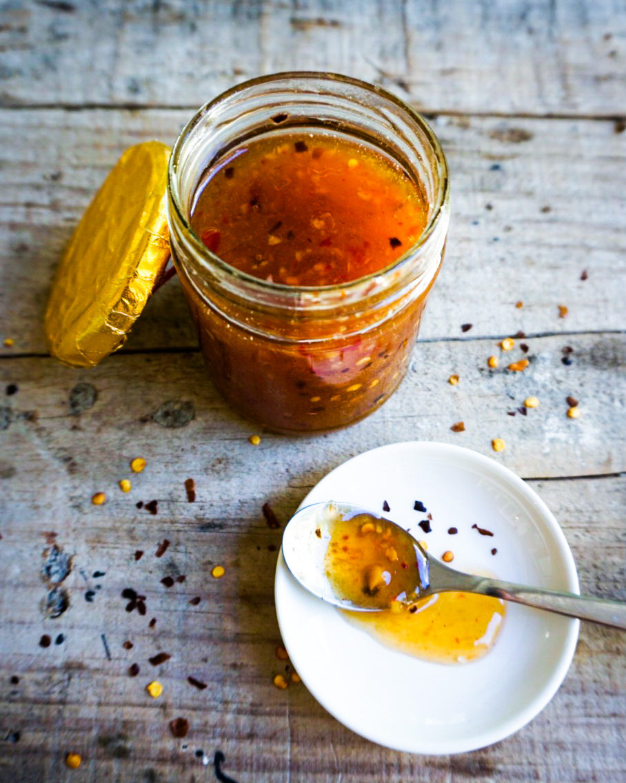 jar of sweet chili sauce