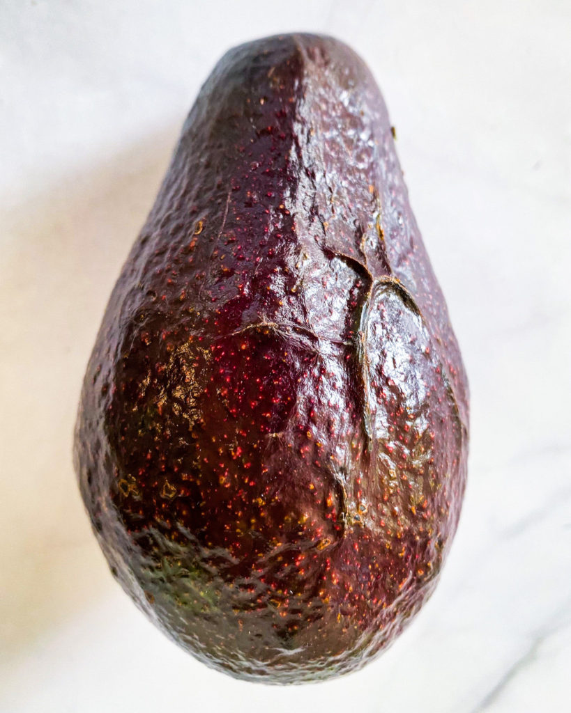close up of an avocado