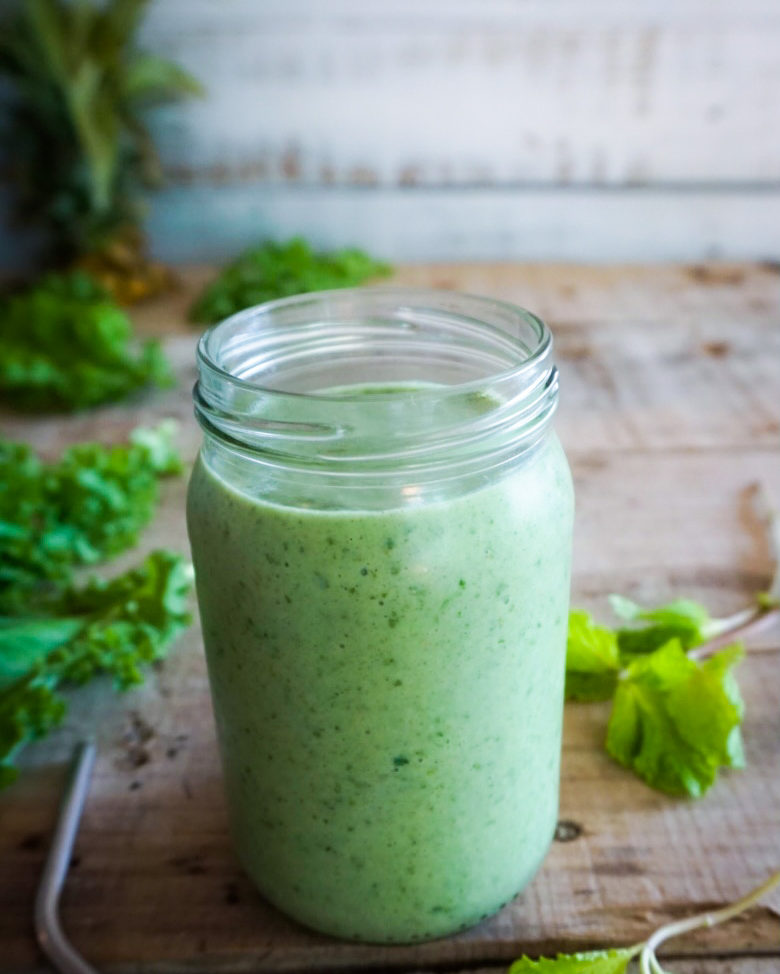 green avocado smoothie