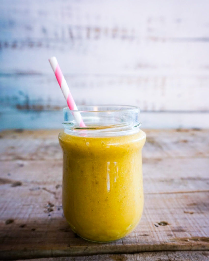 orange avocado smoothie