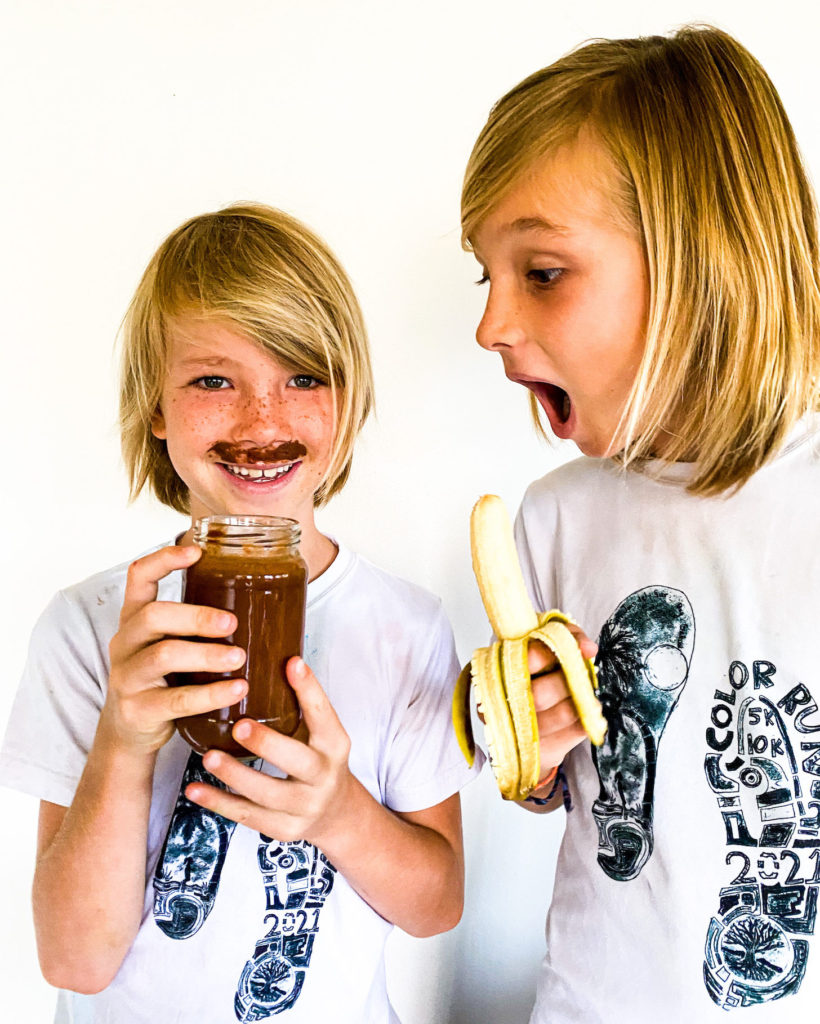 boys with shake and a banana new