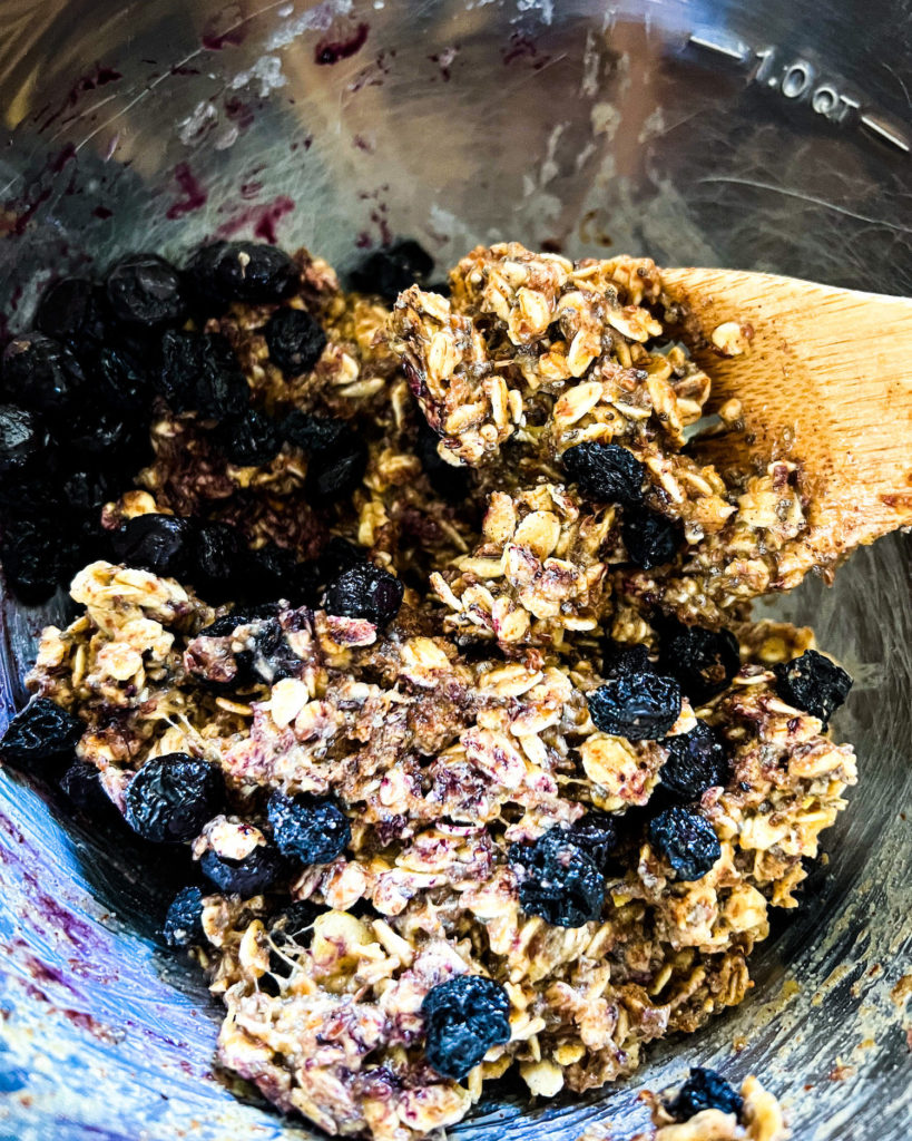 cookie dough in a mixing bowl