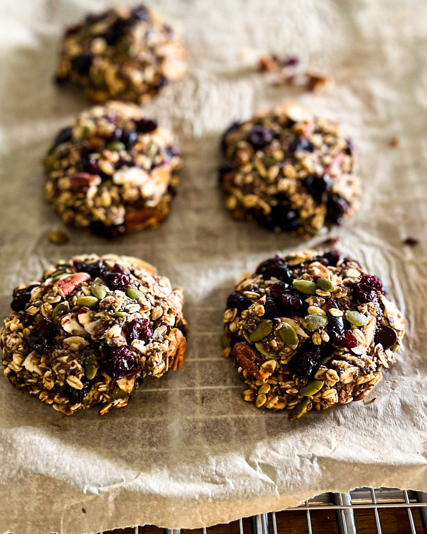 nuts and seeds breakfast cookies