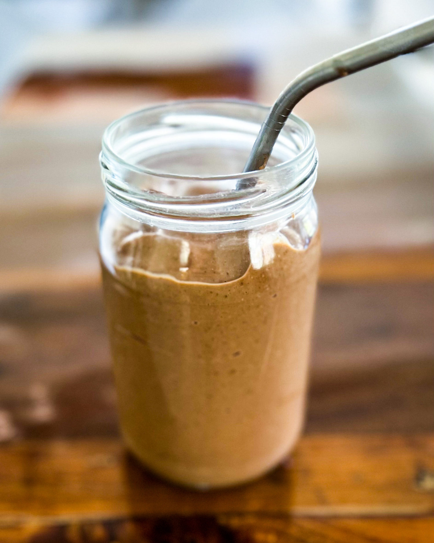 chocolate banana breakfast smoothie